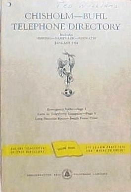 Hibbing telephone directory buhl 1954